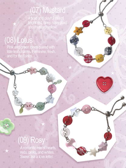 [PRE-ORDER] Sliding Button Bracelet