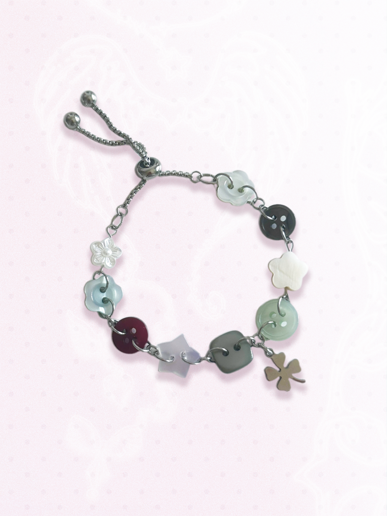 [PRE-ORDER] Sliding Button Bracelet