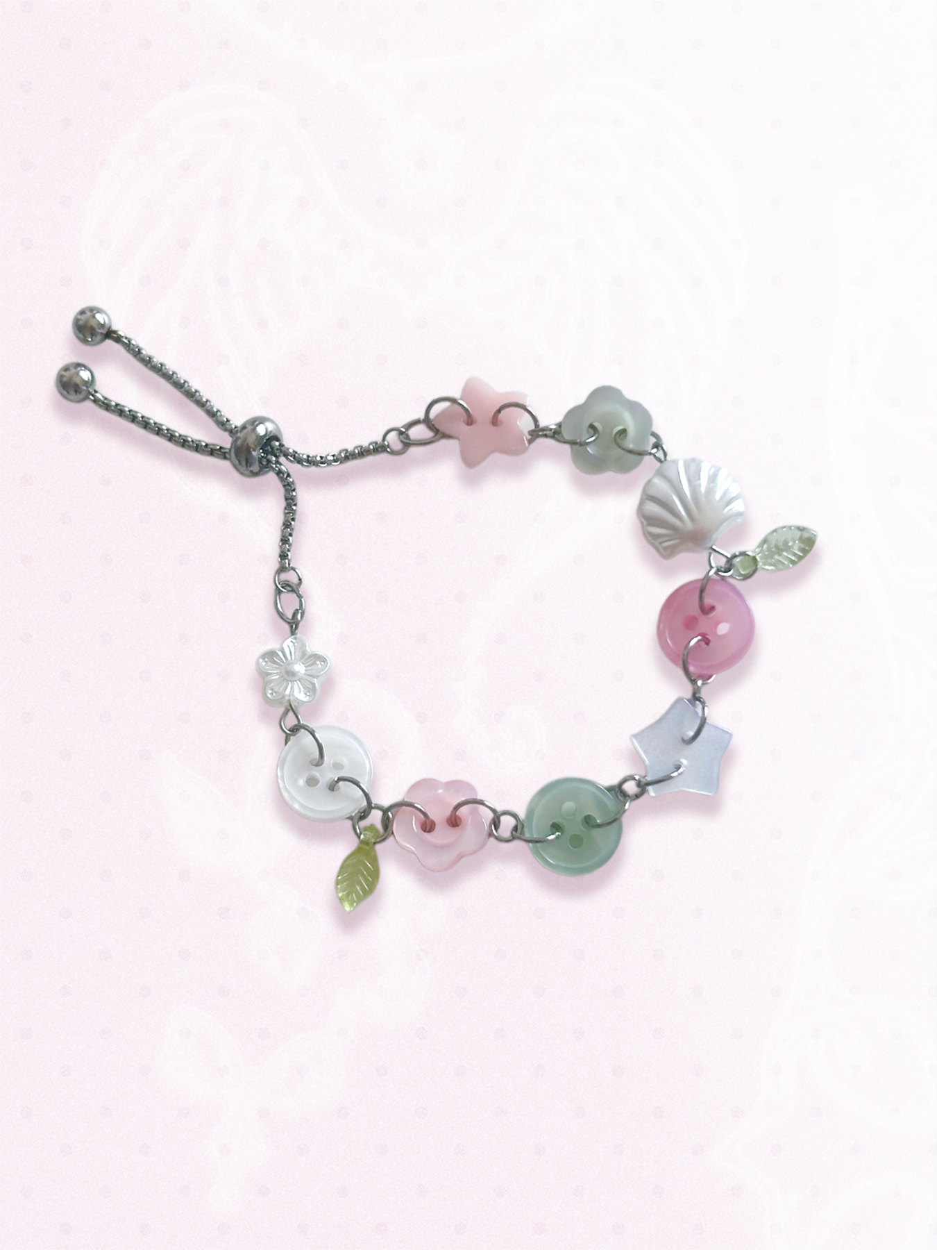 [PRE-ORDER] Sliding Button Bracelet