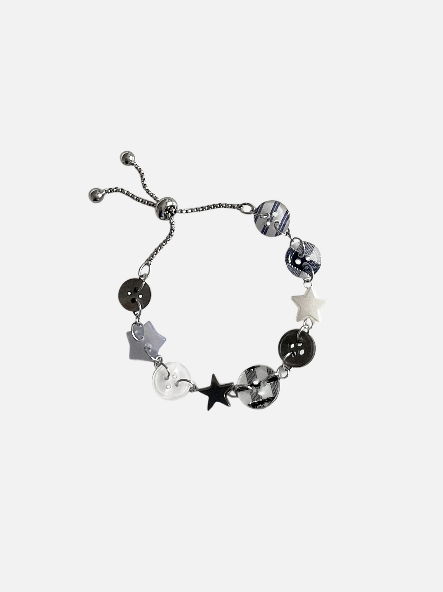 Sliding Button Bracelet