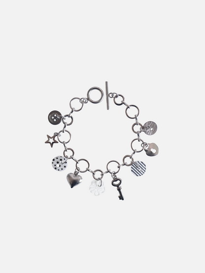 Button Charms Bracelet
