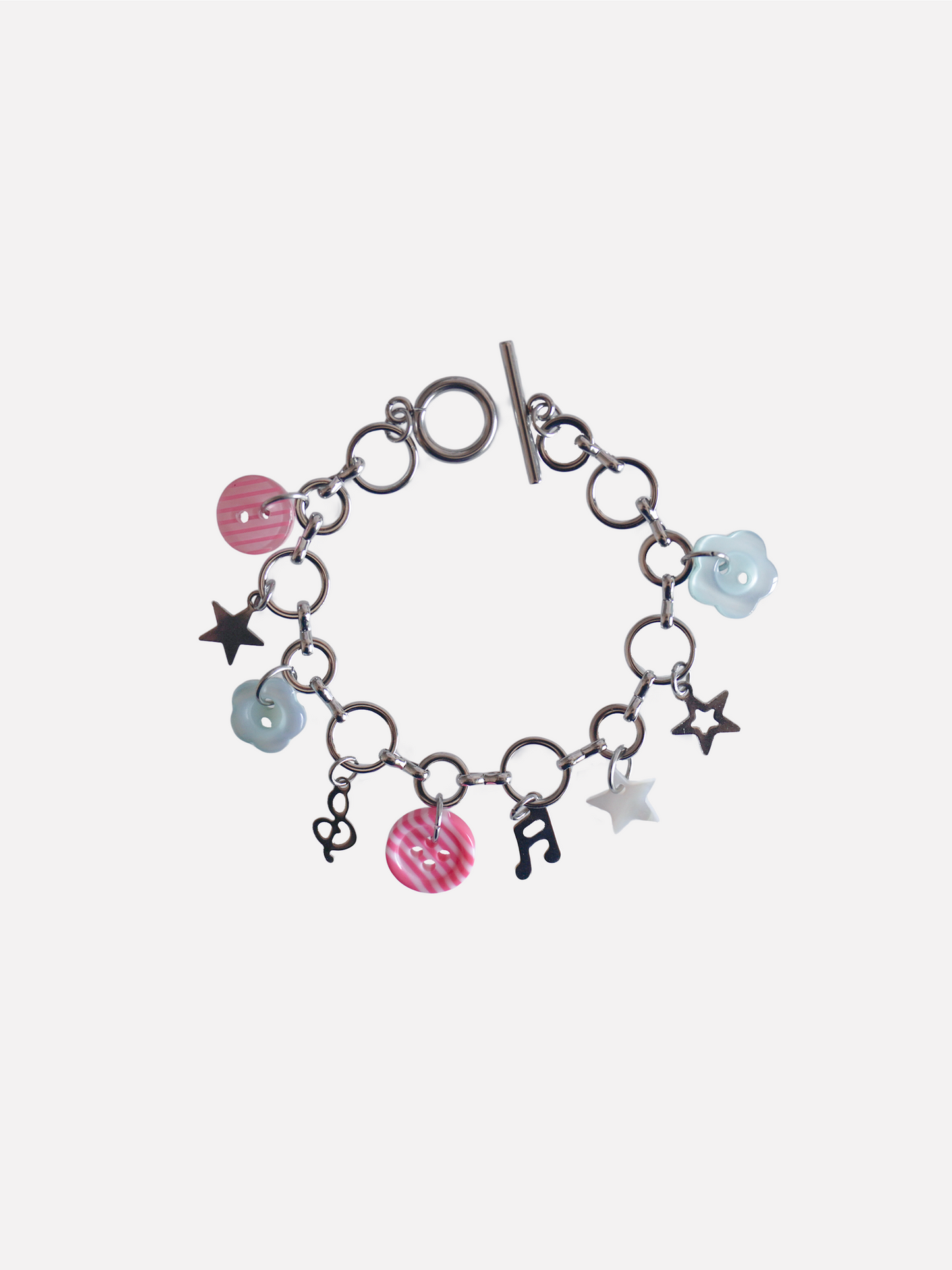 Button Charms Bracelet