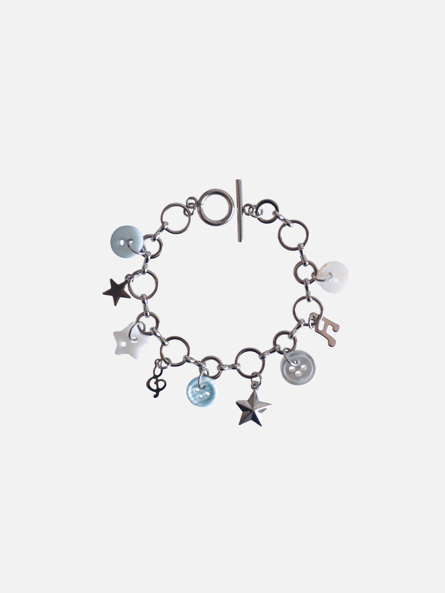 Button Charms Bracelet