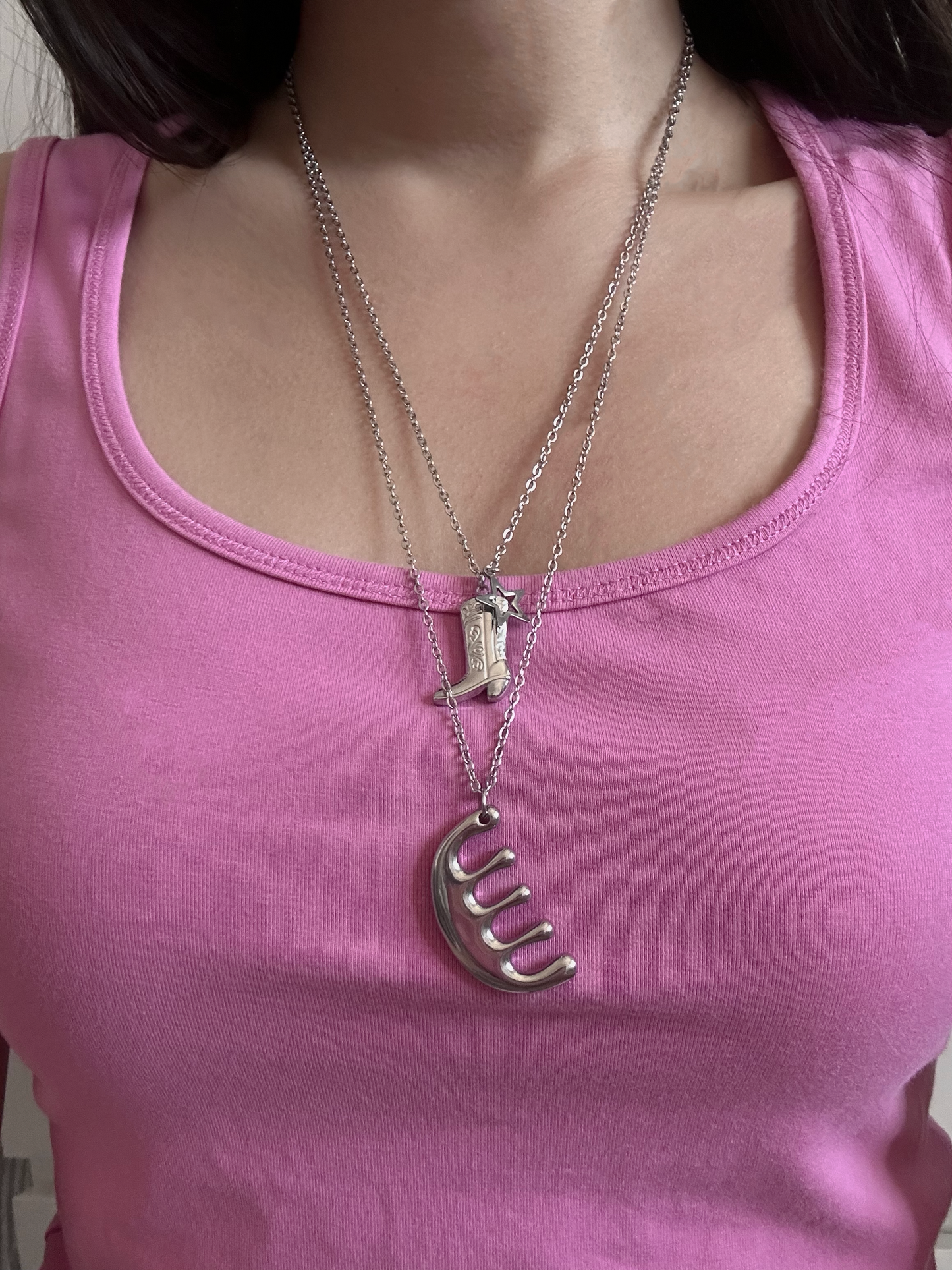 Cowboy Boots Necklace