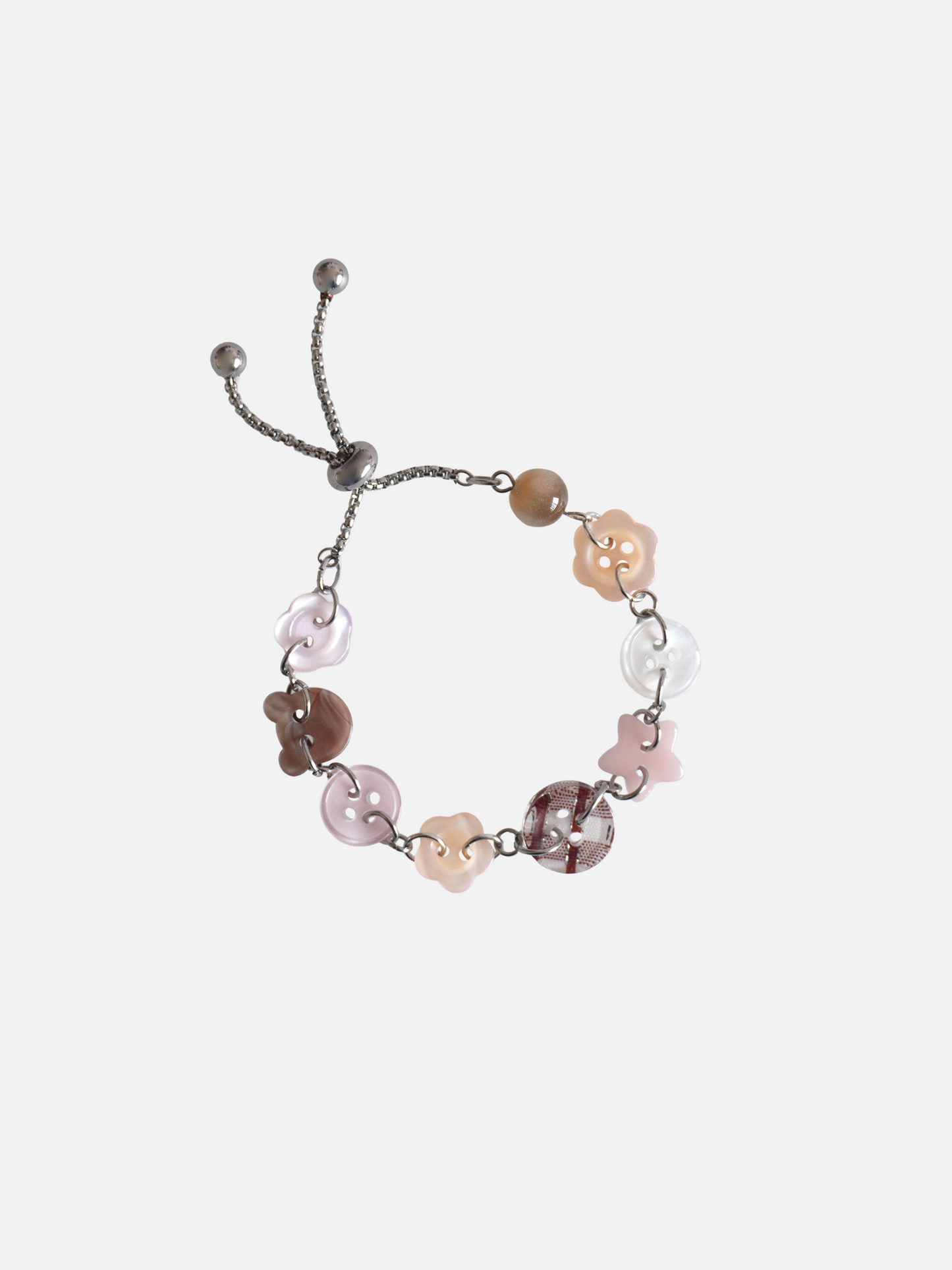 Sliding Button Bracelet