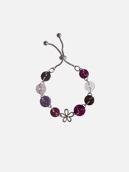 Sliding Button Bracelet
