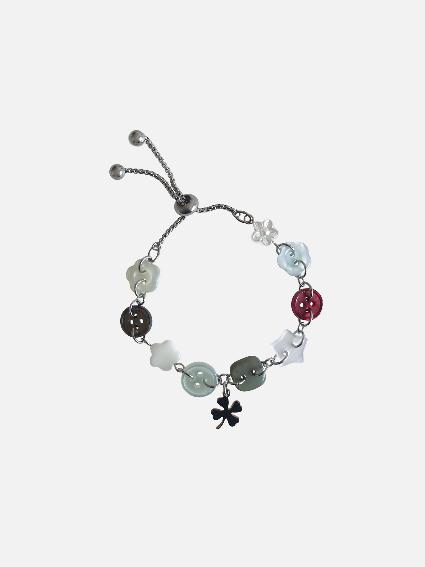 Sliding Button Bracelet